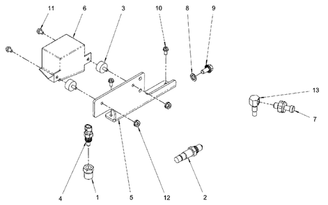 Engine Service Parts - Electrical Diagram and Parts List for 076168-00  Briggs and Stratton Generator